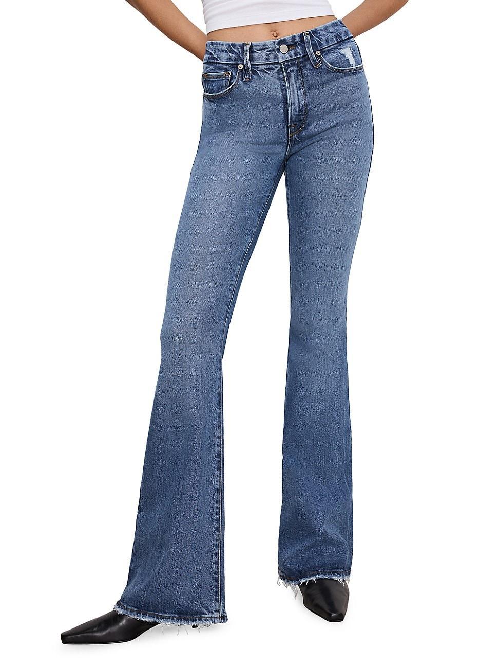 Womens Soft Tech Good Legs Flare Jeans Product Image