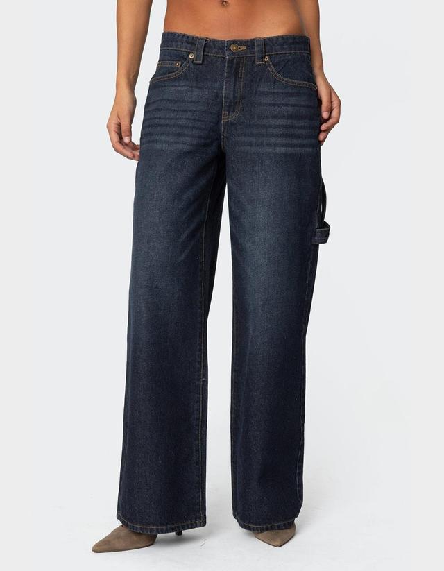 EDIKTED Carpenter Low Rise Jeans Product Image