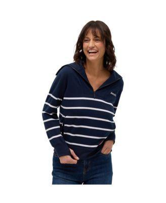 Women's Nara Half-Zip Stripe Sweater Product Image