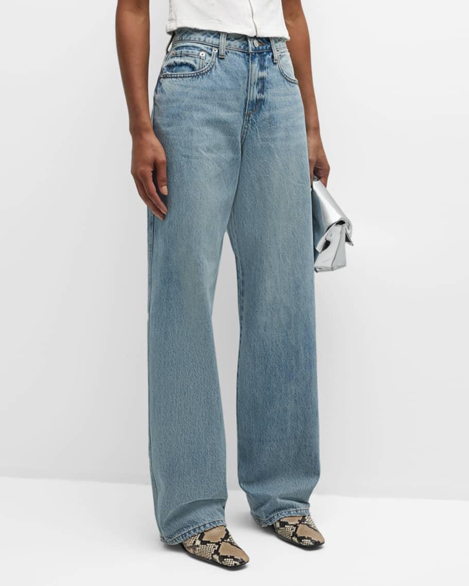 Cyrus Mid-Rise Boyfriend Jeans Product Image