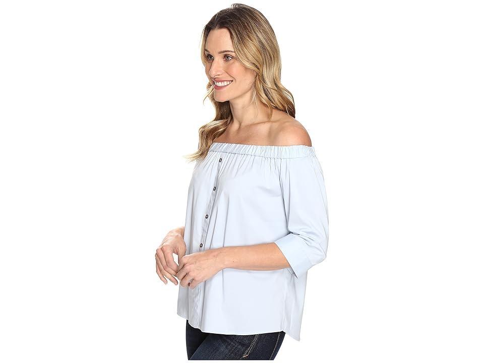 Vince Camuto 3/4 Sleeve Off Shoulder Blouse (Dew ) Women's Blouse Product Image