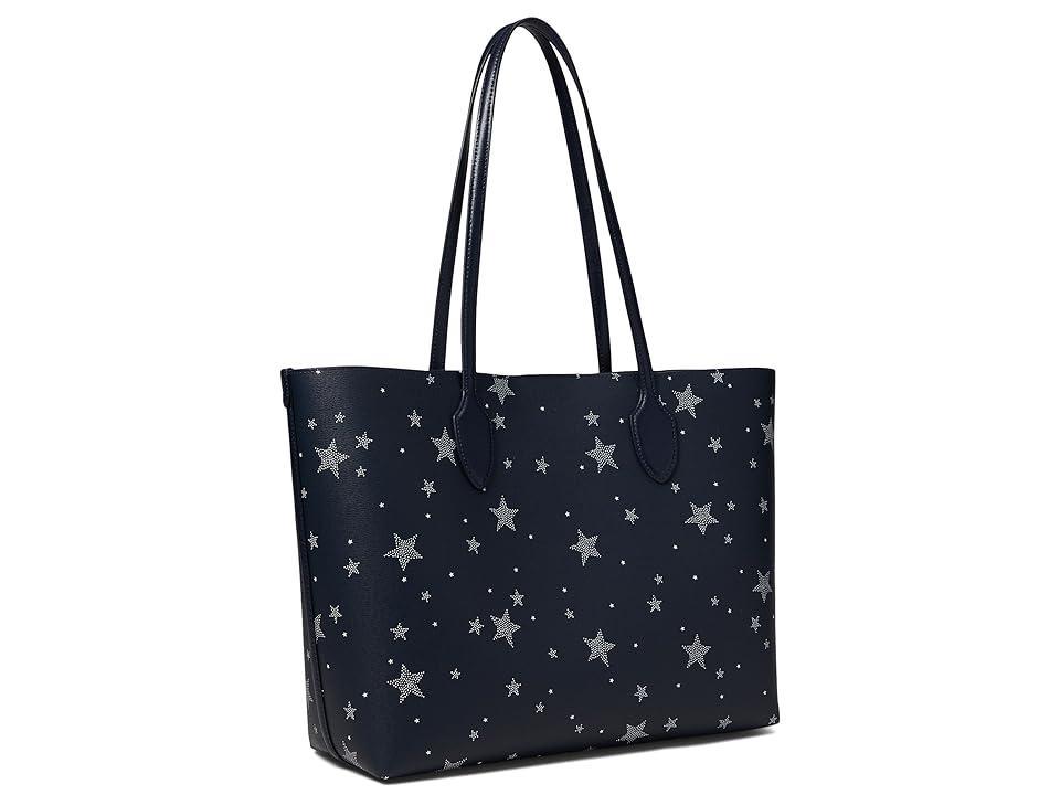 Kate Spade New York Bleecker Starlight Printed PVC Large Tote (Blazer Multi) Handbags Product Image