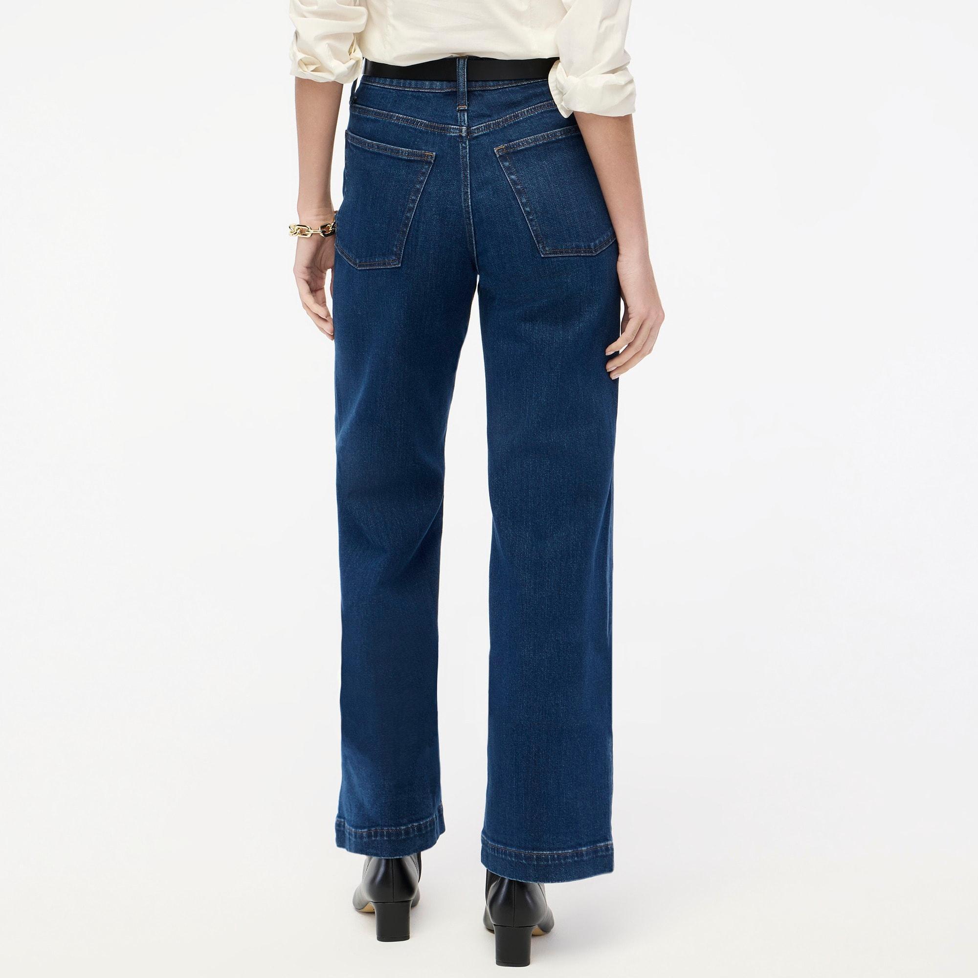 Classic wide-leg jean in all-day stretch Product Image