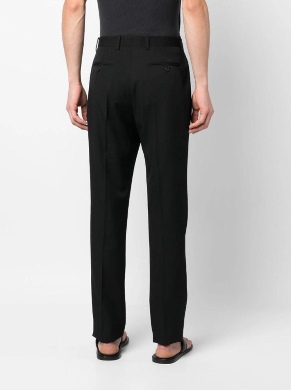 High Waist Straight Leg Trousers In Black Product Image