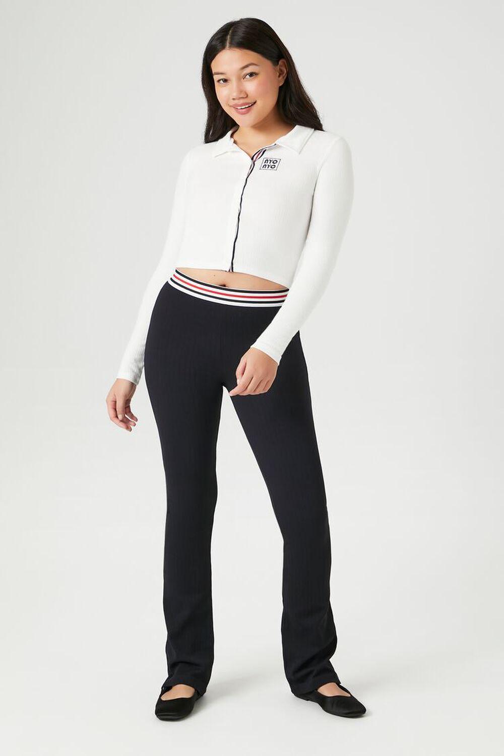 Striped High-Rise Leggings | Forever 21 Product Image