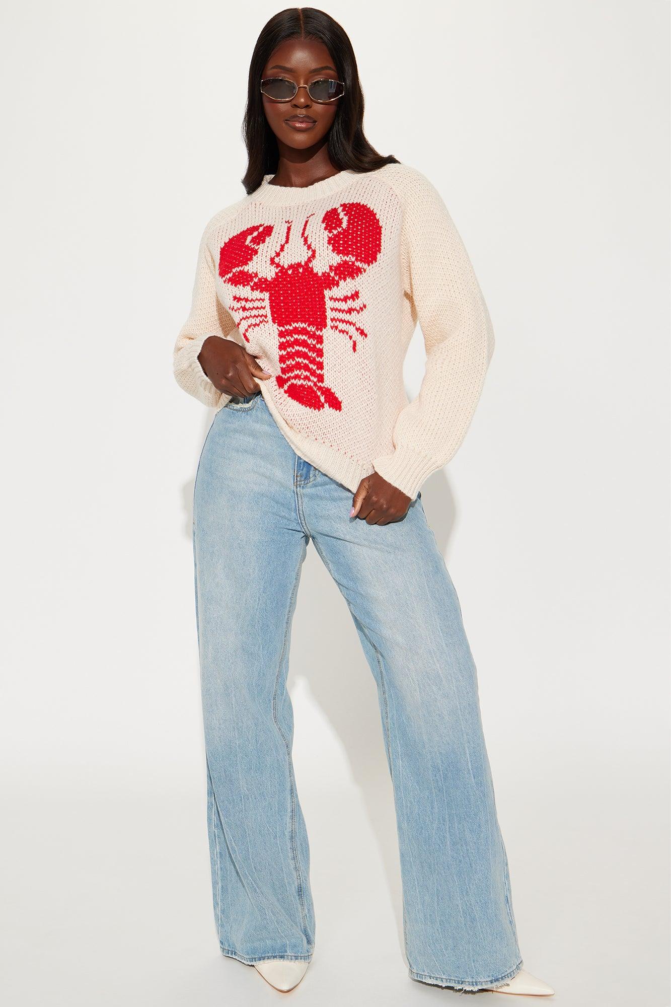 By The View Lobster Sweater - Sand/combo Product Image