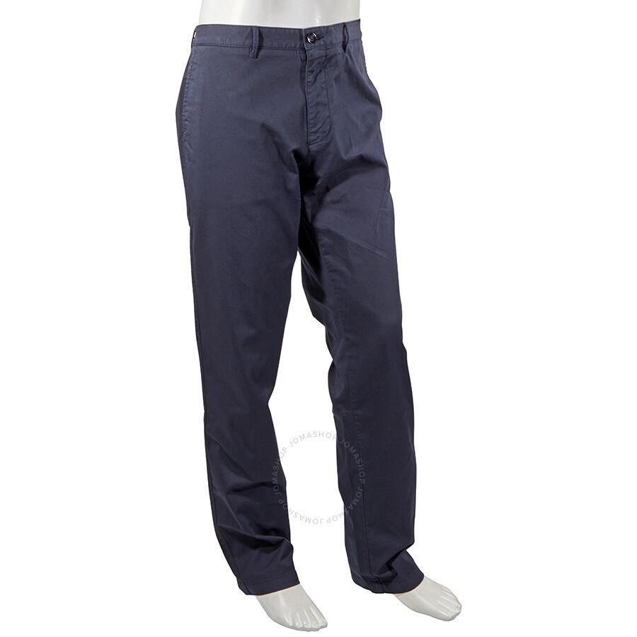 Men's Stretch Cotton Gabardine Regular-fit Chinos In Blue Product Image