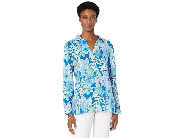 Lilly Pulitzer Lillith Tunic (Macaw Tall Me About It) Women's Clothing Product Image