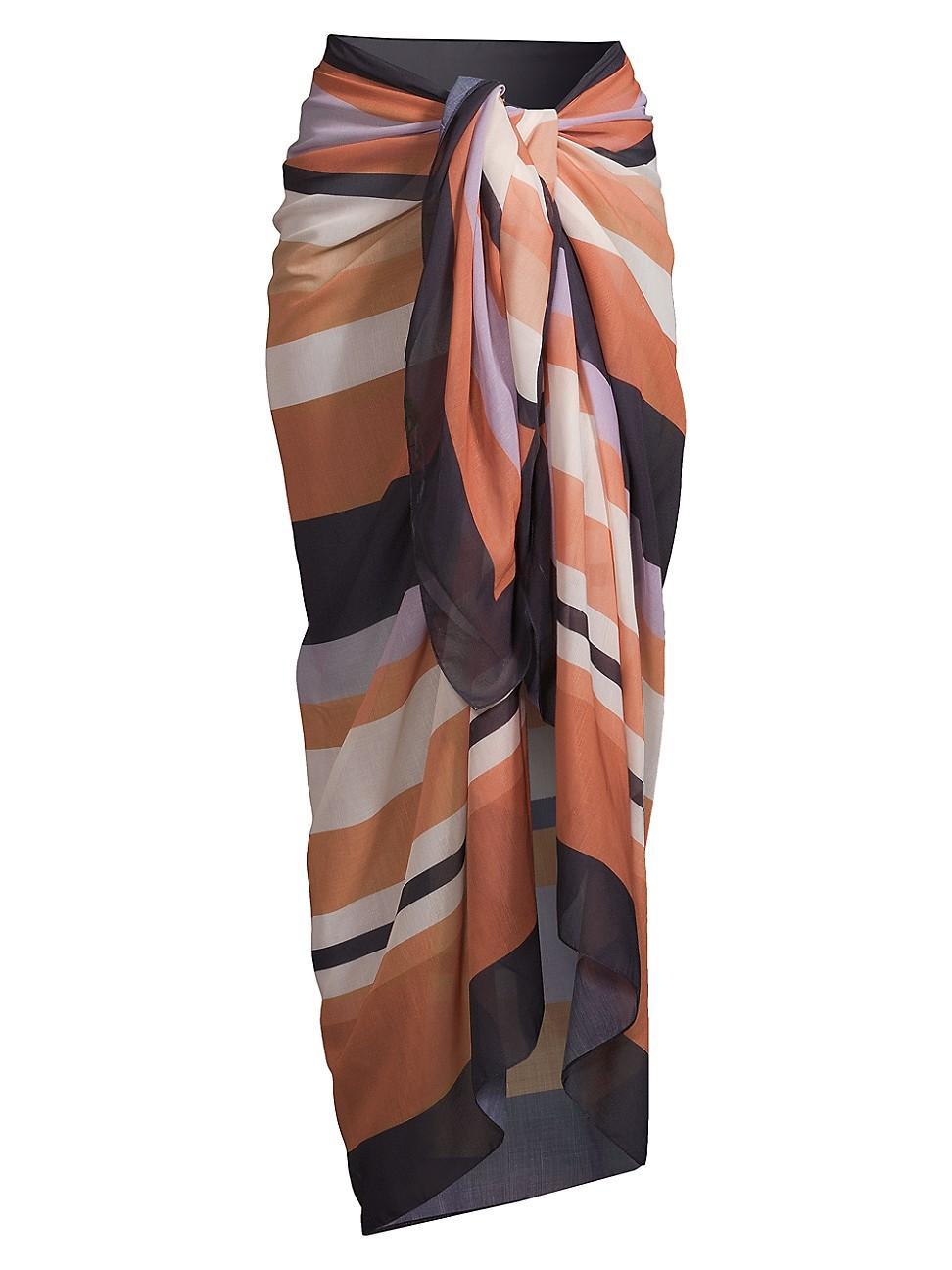 Womens Sonne Luana Striped Sarong Product Image