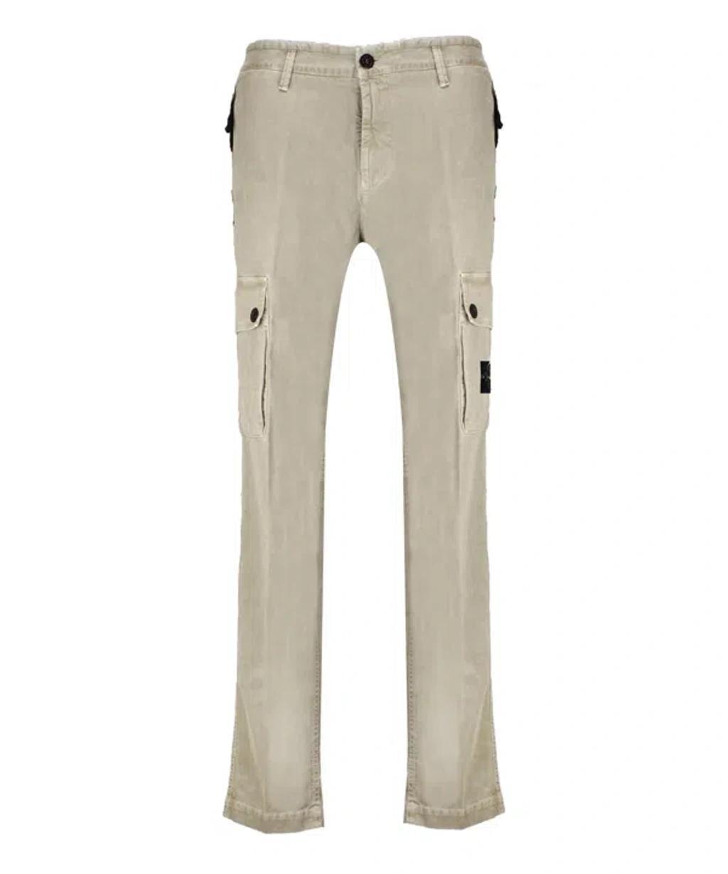 STONE ISLAND Jeans In Beige Product Image