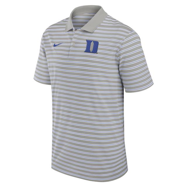 Duke Blue Devils Primetime Victory Striped Nike Men's Dri-FIT College Polo Product Image