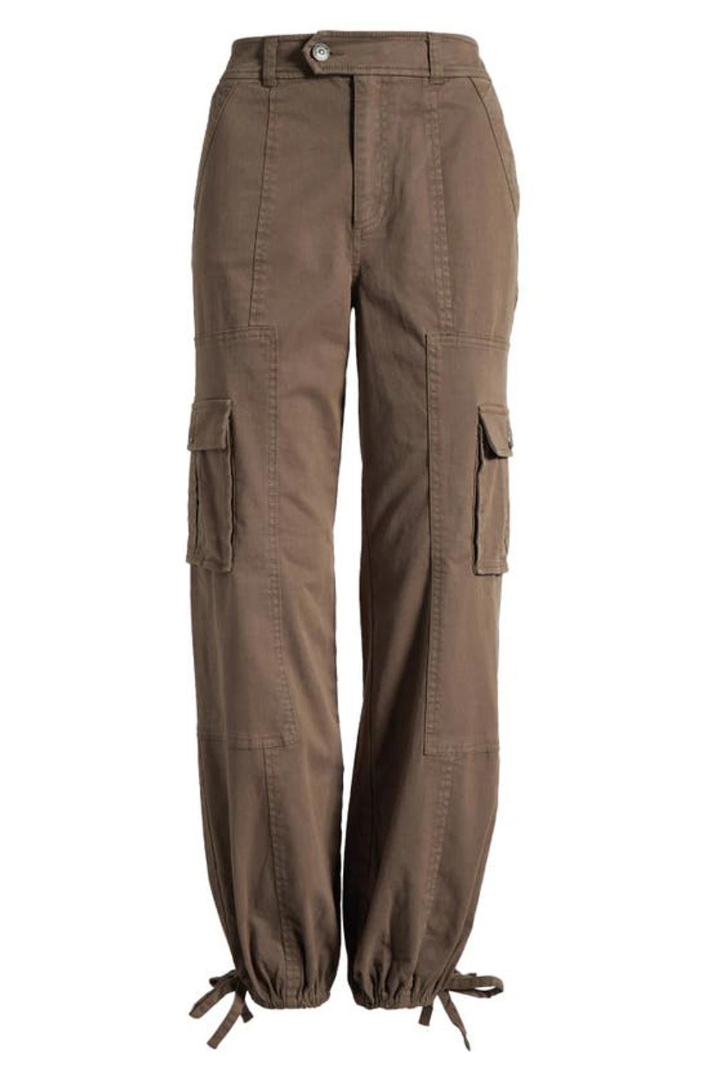 Cinq A Sept Zola Cargo Pants In Olive Green Product Image