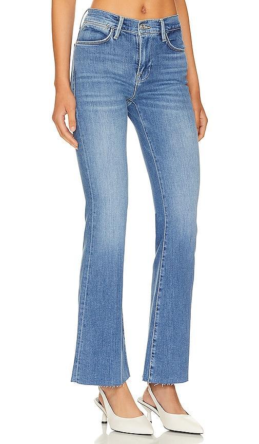 FRAME Le Easy Flare Raw Hem Jeans Product Image