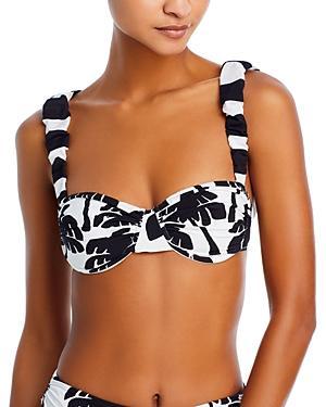 Womens Coconut Ruffled Underwire Bikini Top Product Image