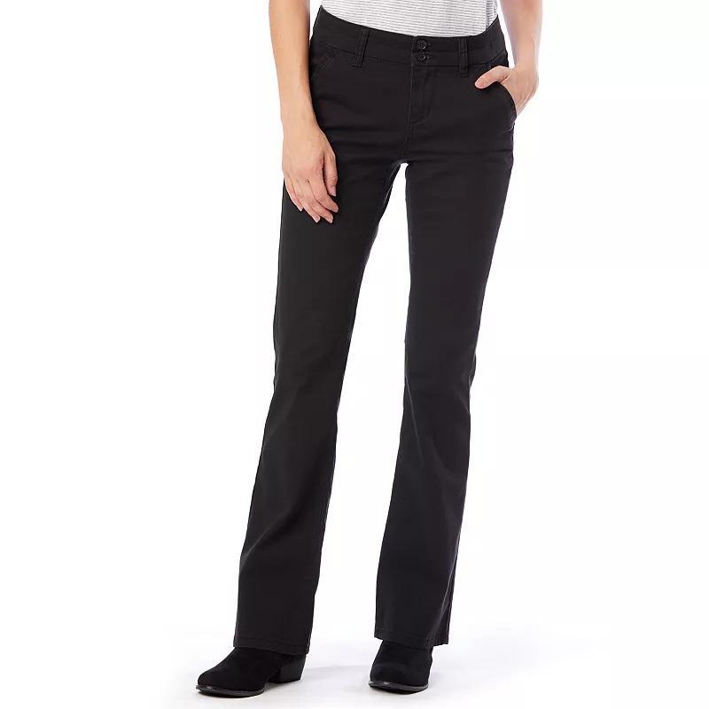 Juniors Unionbay Uniform Hayden Twill Bootcut Pants, Girls Product Image