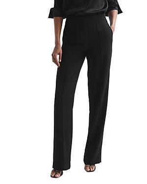 Reiss Aleah High Waist Straight Leg Trousers Product Image