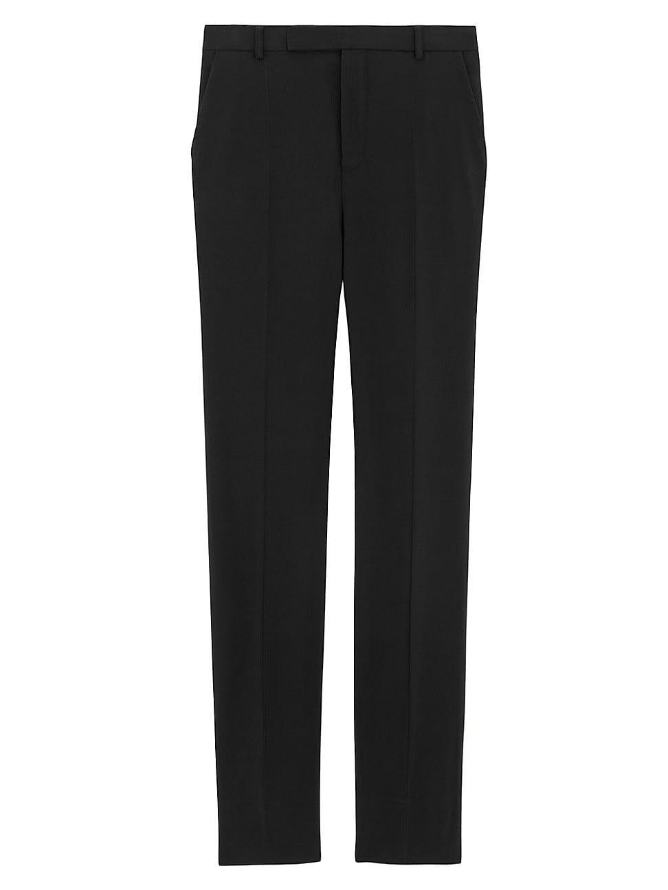 Mens High-Waisted Pants In Faille Product Image