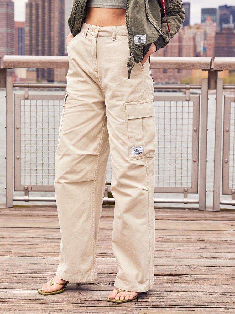 WOMEN'S M-65 CARGO PANT - LIMESTONE (SEASONAL) Female Product Image