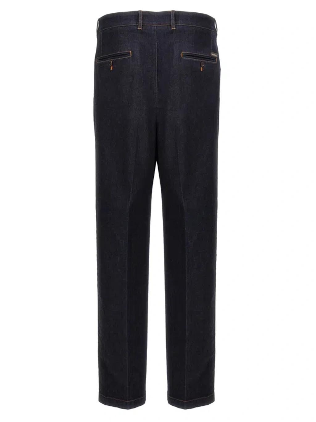 'chino' Jeans In Brown Product Image