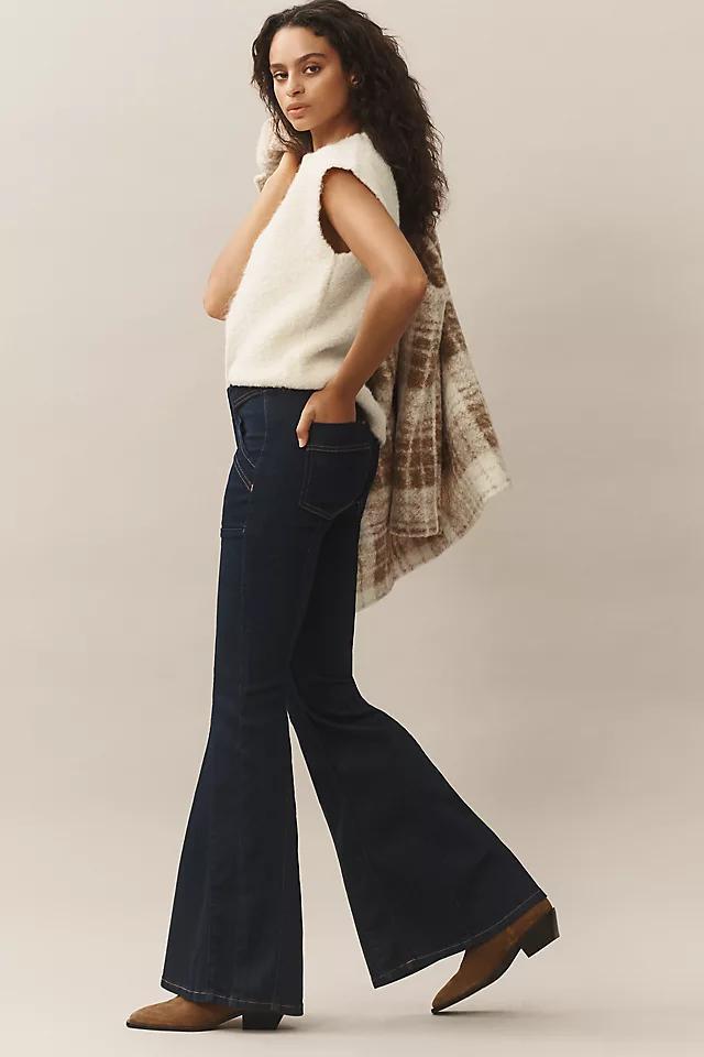 Pilcro Puddle Mid-Rise Flare Jeans Product Image