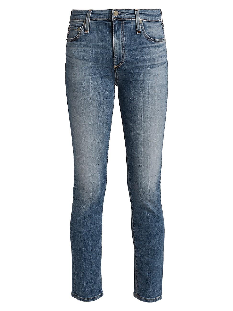 AG Jeans Mari High-Rise Slim Straight in 15 Years Shoreline (15 Years Shoreline) Women's Jeans Product Image