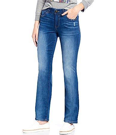 Democracy Absolution Straight Leg Mid Rise Jeans Product Image