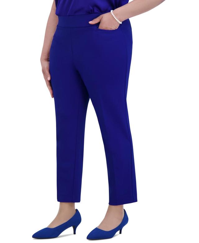 Kasper Womens Pull-On Straight-Leg Pants Product Image