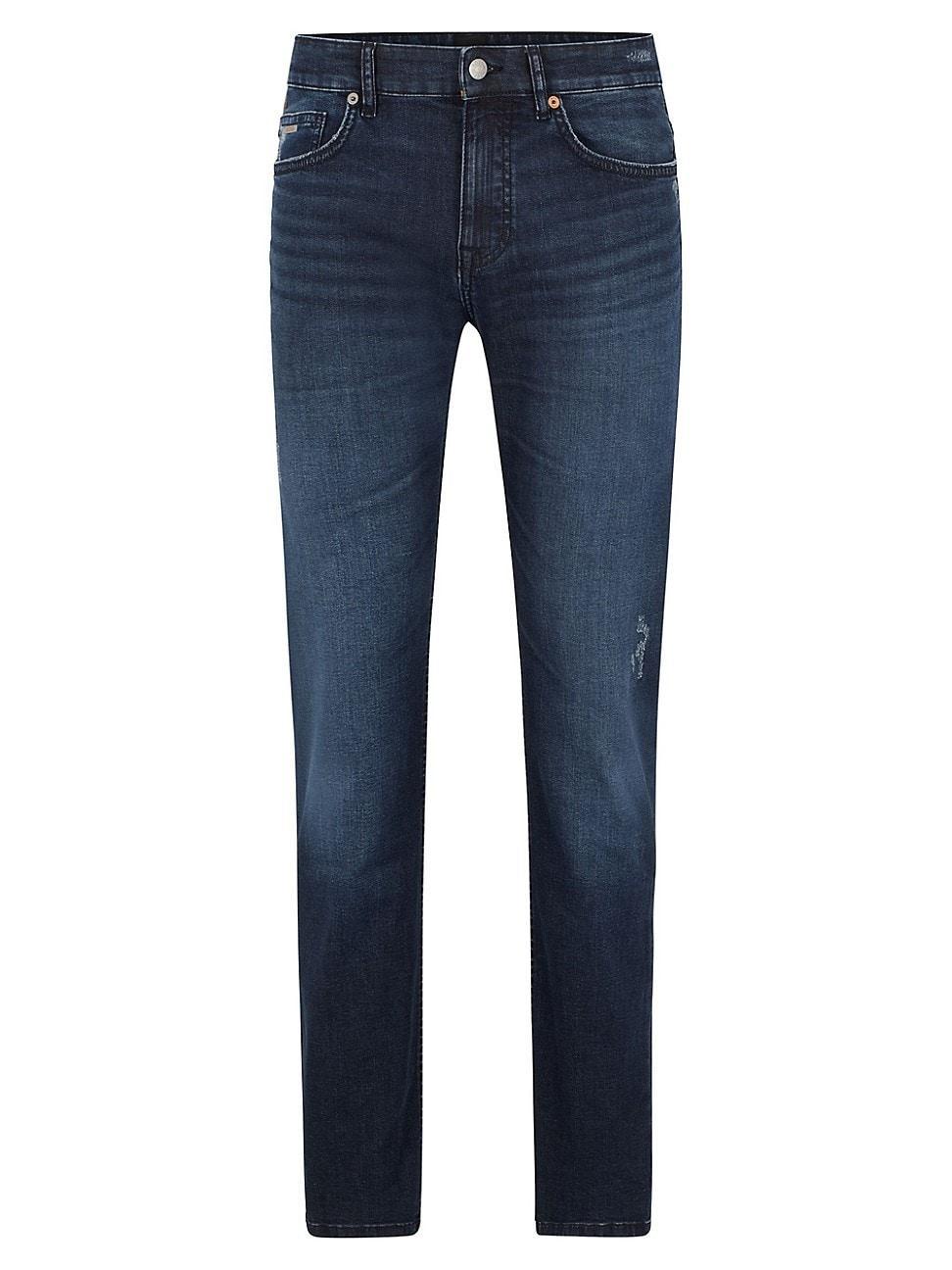 Mens Slim-Fit Jeans in Super-Stretch Denim product image