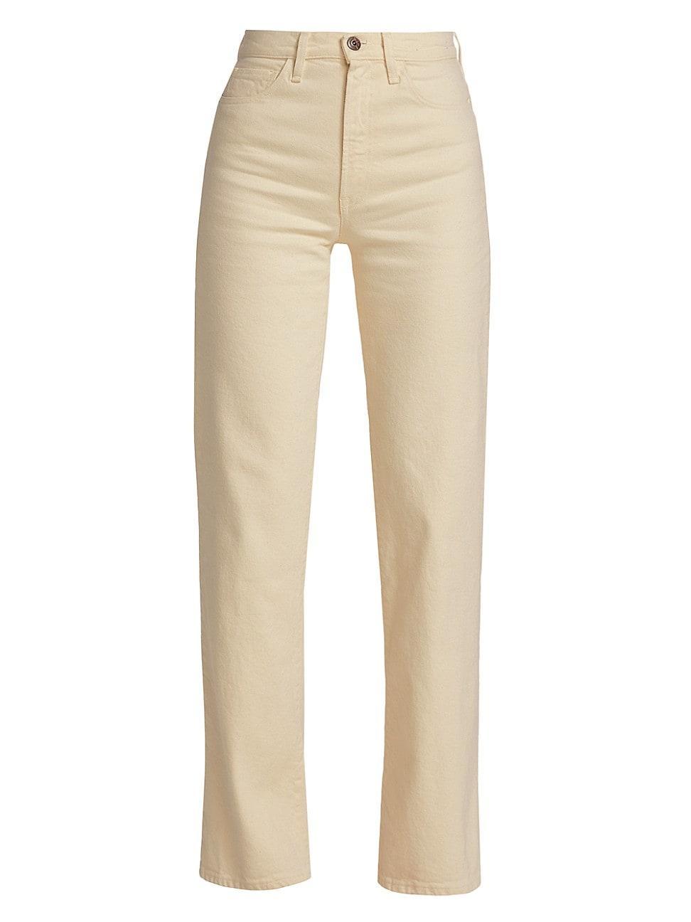 Womens Kate High-Rise Straight-Leg Jeans product image