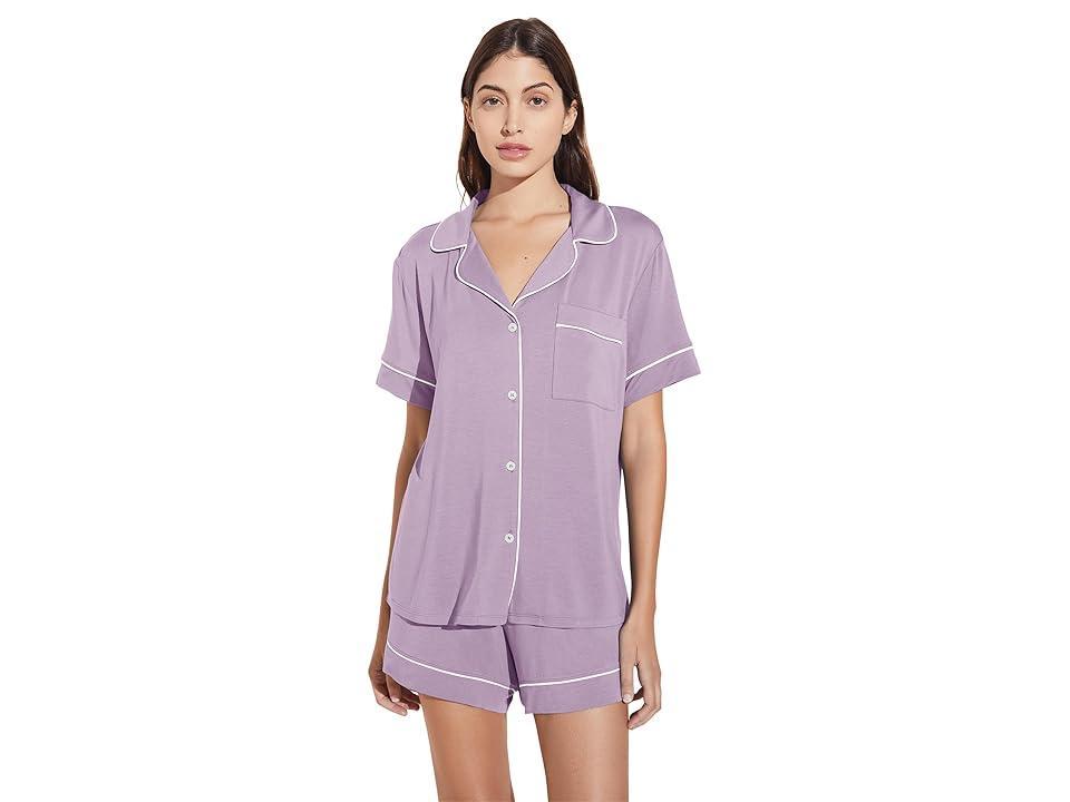 Eberjey Gisele Relaxed Jersey Knit Short Pajamas Product Image