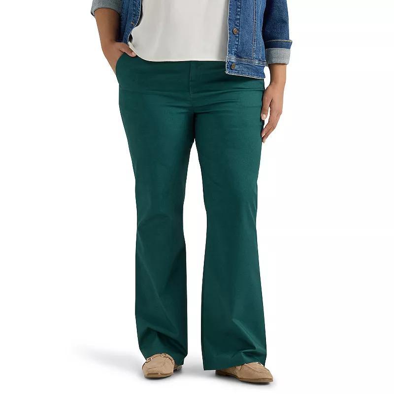 Plus Size Lee Wrinkle Free Bootcut Pants, Womens product image