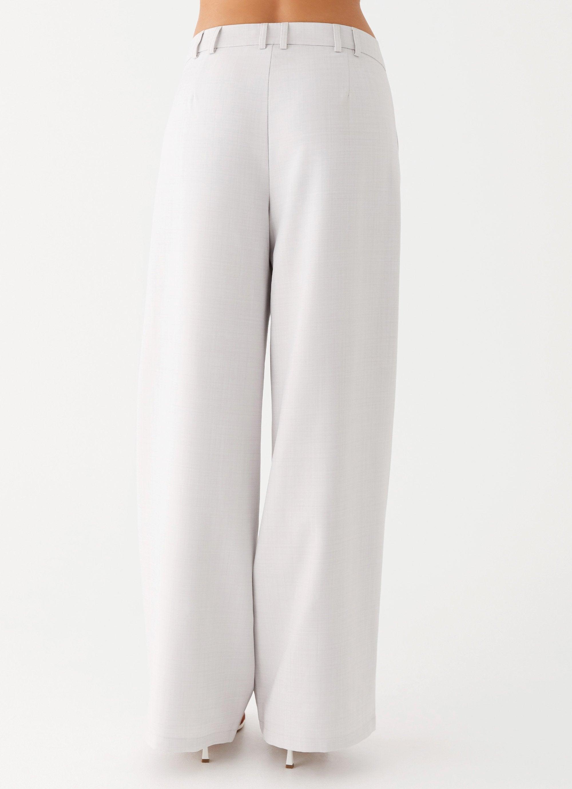 Asha Low Rise Pants - Ivory Product Image