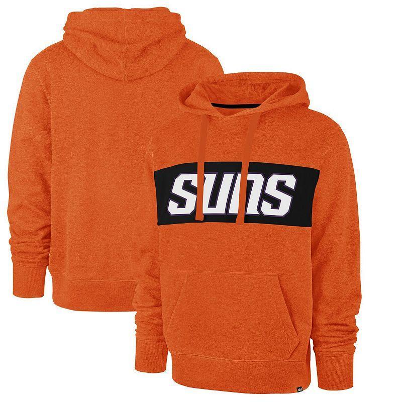 Mens 47 Orange Phoenix Suns 2021/22 City Edition Wordmark Chest Pass Pullover Hoodie Product Image