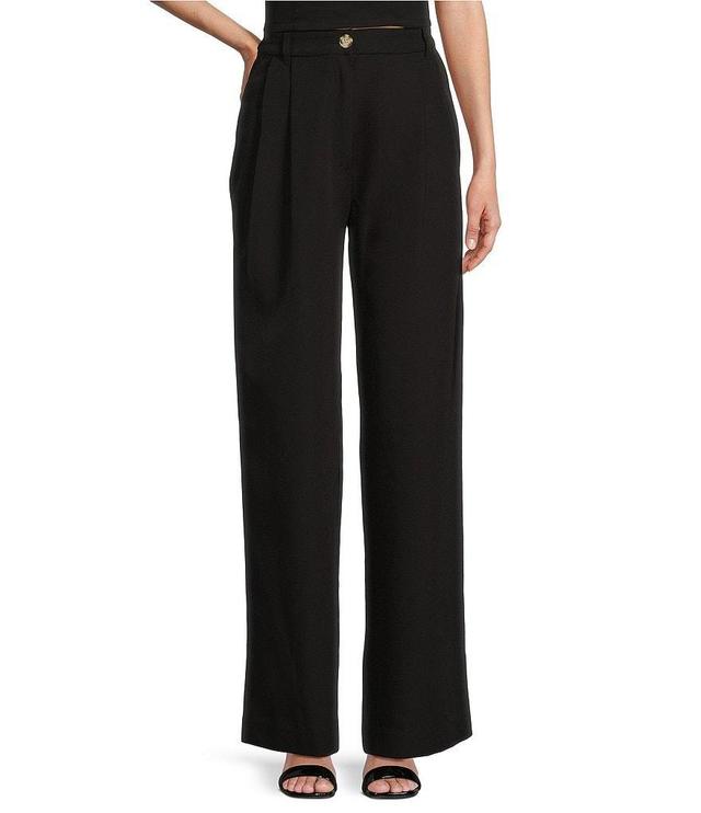 GB High Rise Wide Leg Trousers Product Image