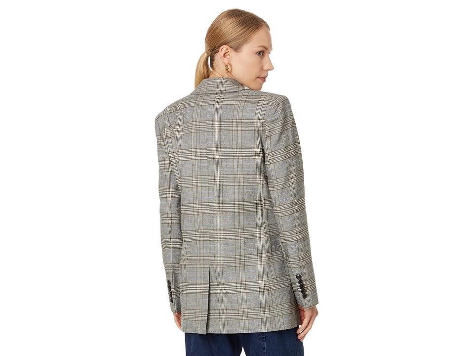 Madewell The Perfect Blazer - Yard Viscose Wool Star (Cooper Plaid) Women's Jacket Product Image