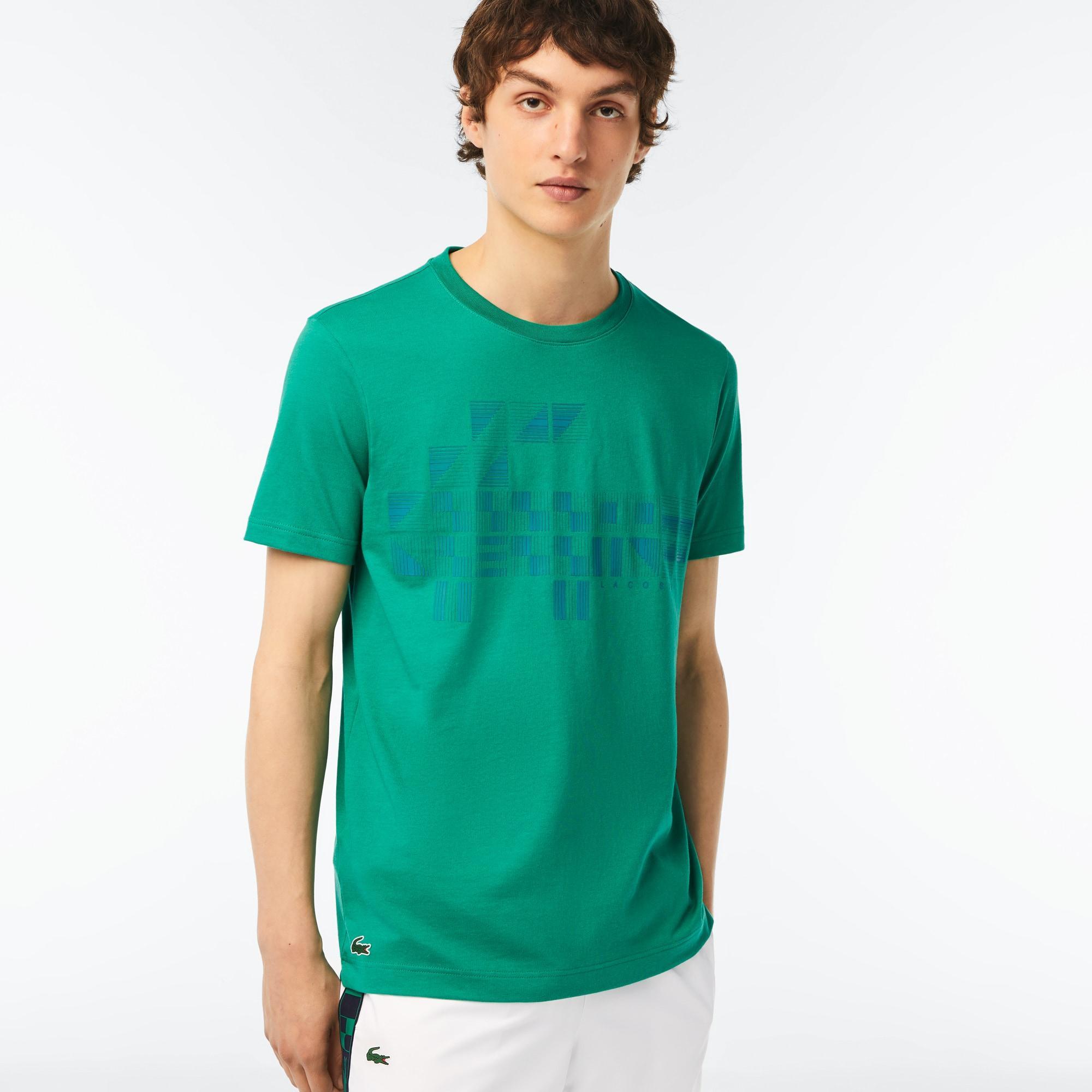 Men's Lacoste SPORT x Novak Djokovic Printed T-Shirt Product Image