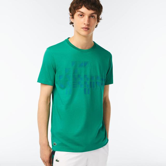 Men's Lacoste SPORT x Novak Djokovic Printed T-Shirt Product Image