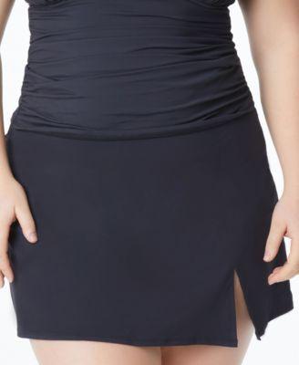 Bleu Rod Beattie Plus Size Swim Skirt Product Image