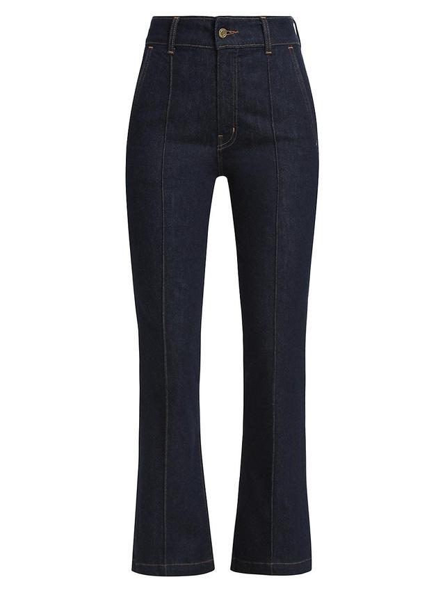 Womens Delilah Tailored Cropped Flared Jeans Product Image