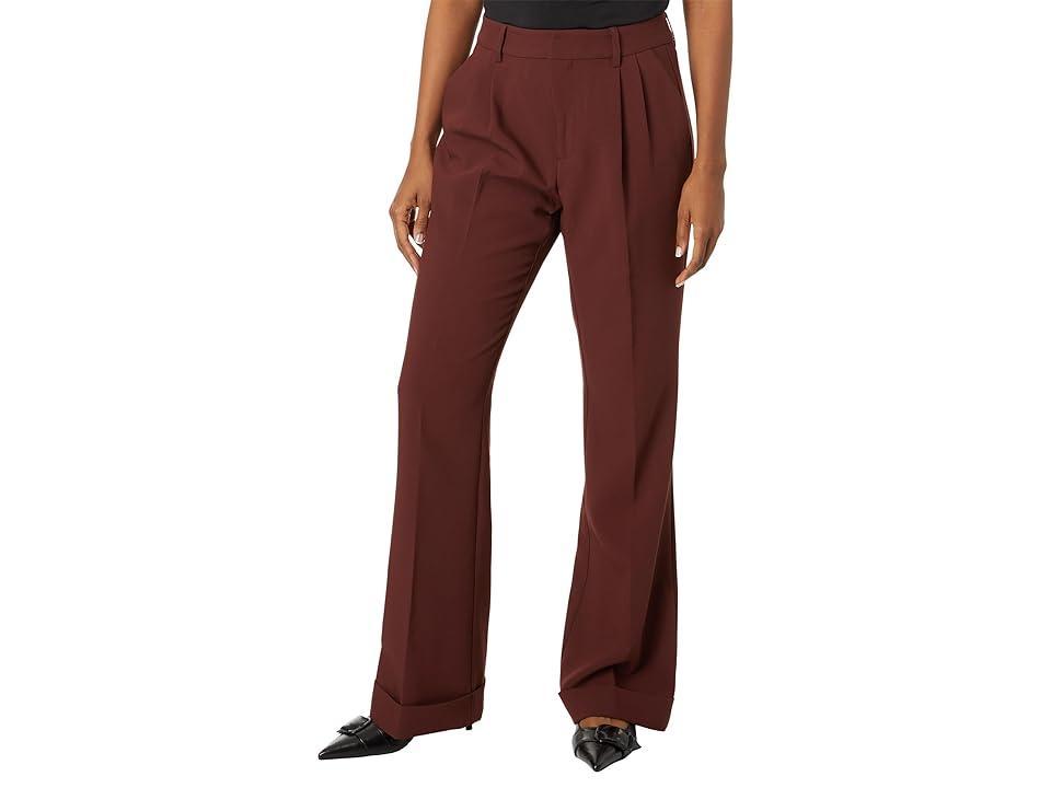 PAIGE Aracelli Pleated Cuff Hem Pants Product Image