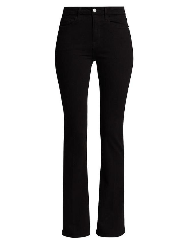 Womens Le Mini Boot-Cut Stretch Slim Jeans Product Image