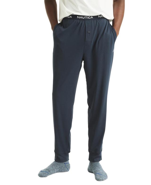 Nautica Mens Classic-Fit Stretch Solid Sleep Joggers Product Image