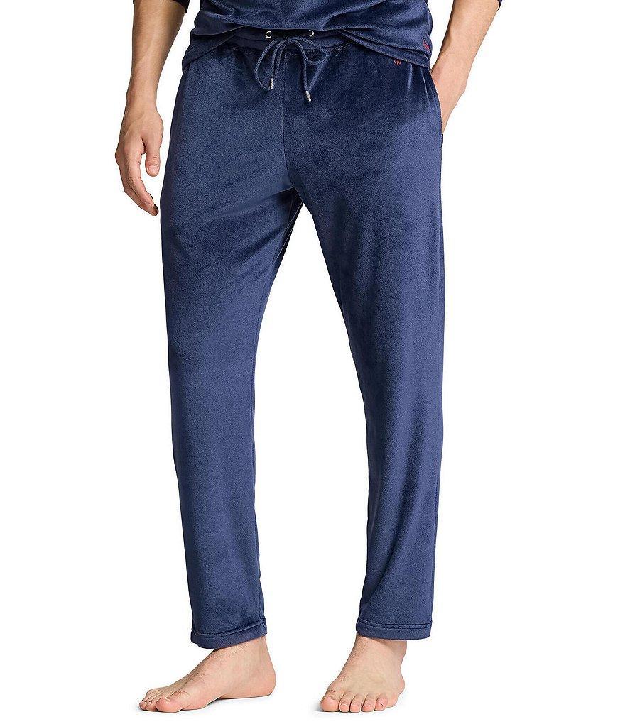 Polo Ralph Lauren Slim Fit Plush Velour Pajama Pants Product Image