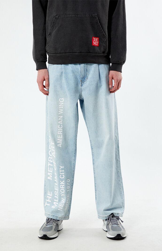 The Met Men's x PacSun Baggy Graphic Jeans Product Image