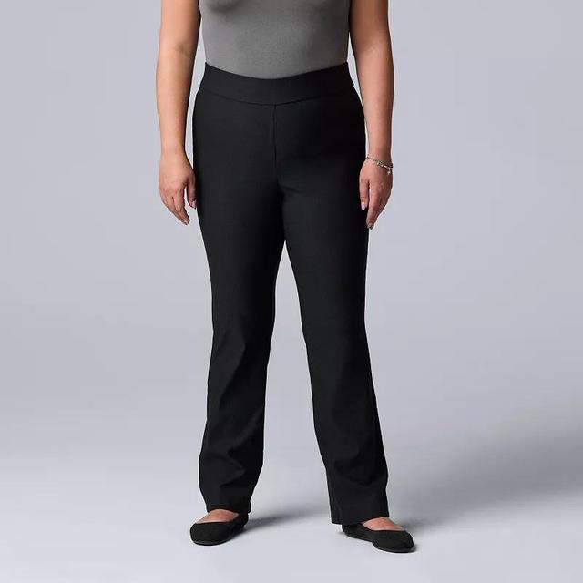 Plus Size Simply Vera Vera Wang Simply Modern Bootcut Pants, Womens Product Image