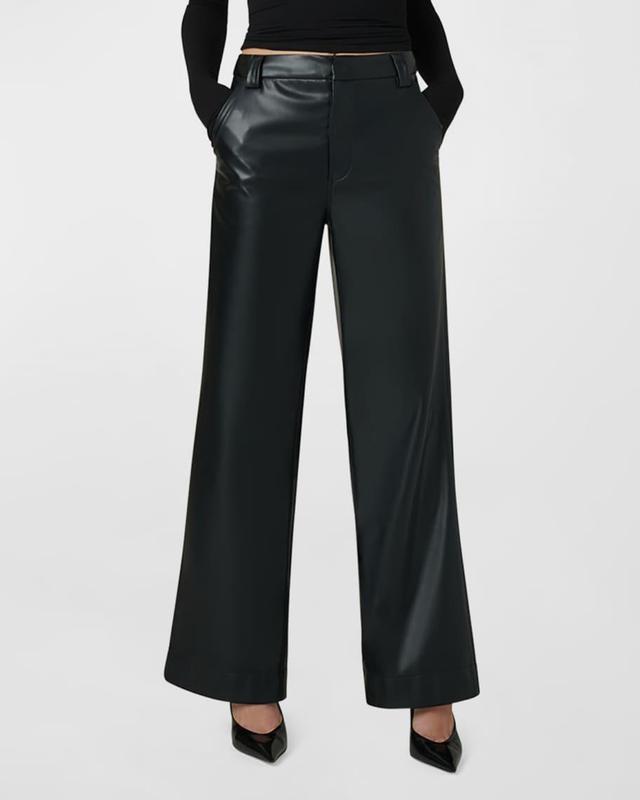 The Mia Vegan Leather Trousers Product Image