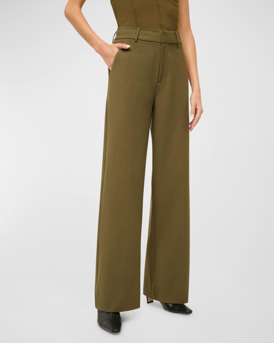 Prince Wide-Leg Twill Pants Product Image