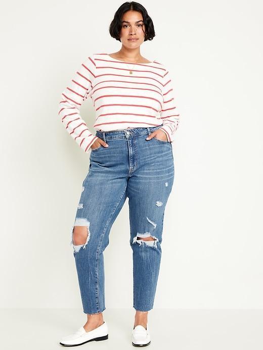 High-Waisted OG Straight Ankle Jeans Product Image