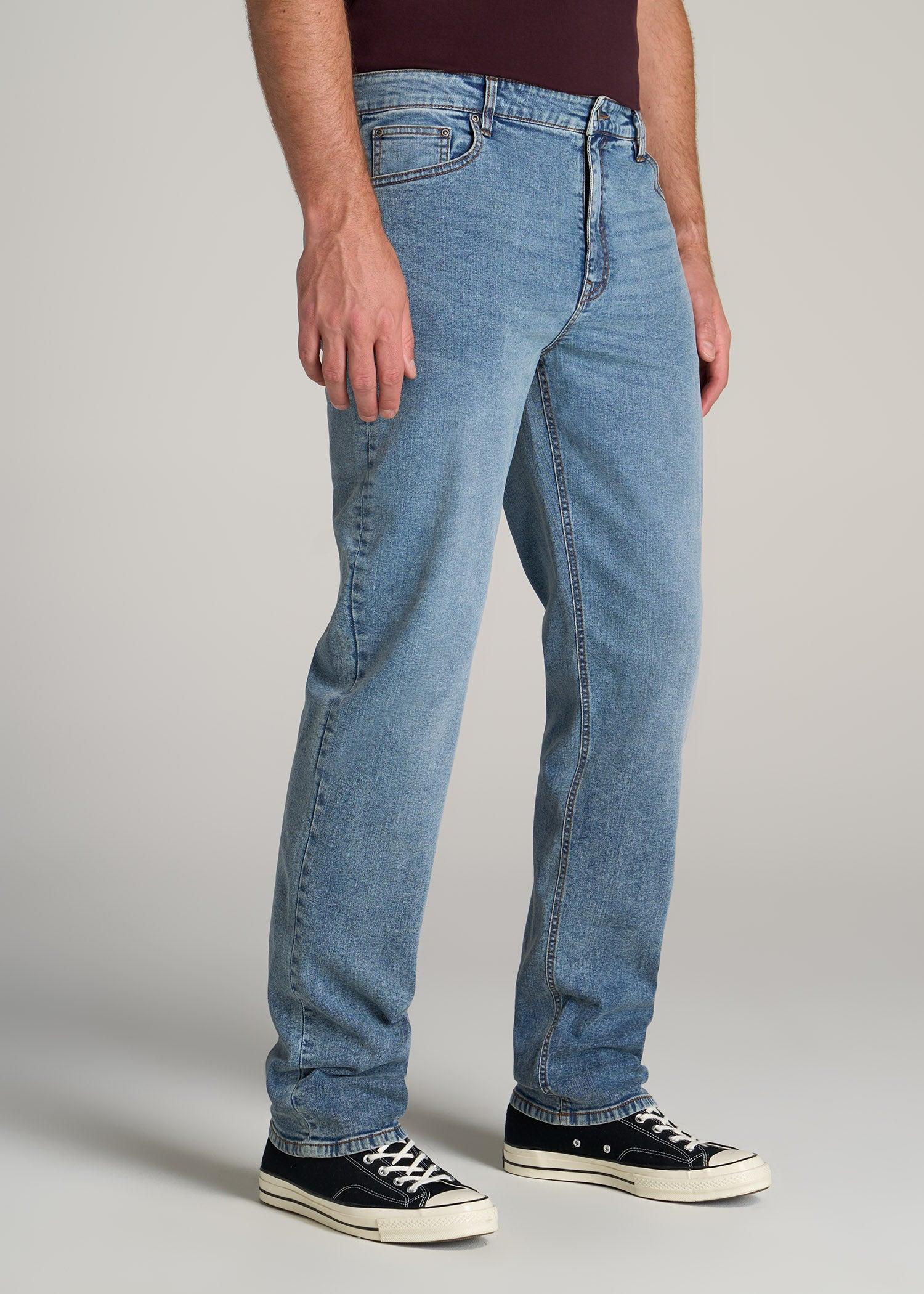 J1 STRAIGHT LEG Jeans for Tall Men in Vintage Faded Blue Product Image