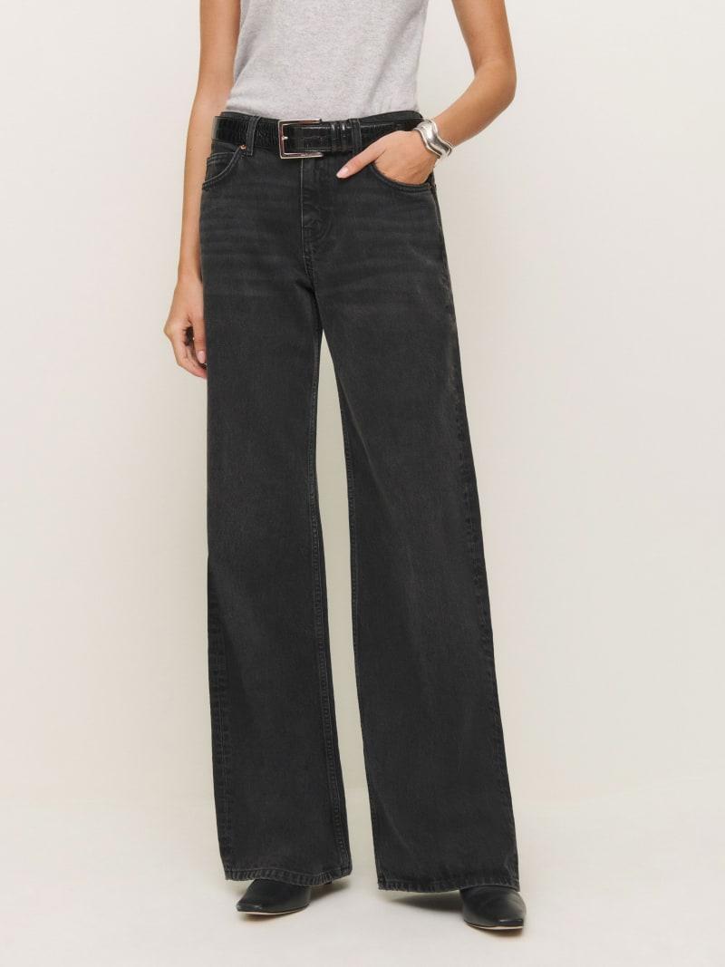 Cary Low Rise Slouchy Wide Leg Jeans Product Image